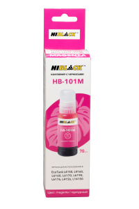 Контейнер с чернилами Epson 101 /  C13T03V34A для EcoTank L4150/4160, pigm, 70ml, Magenta, Hi-Black