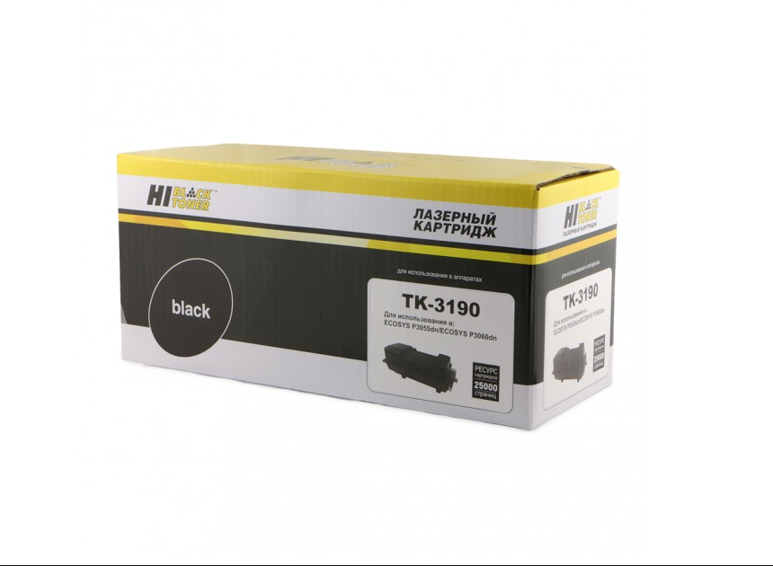 Тонер-картридж Kyocera TK-3190 ES P3055dn/P3060dn, 25K, Hi-Black
