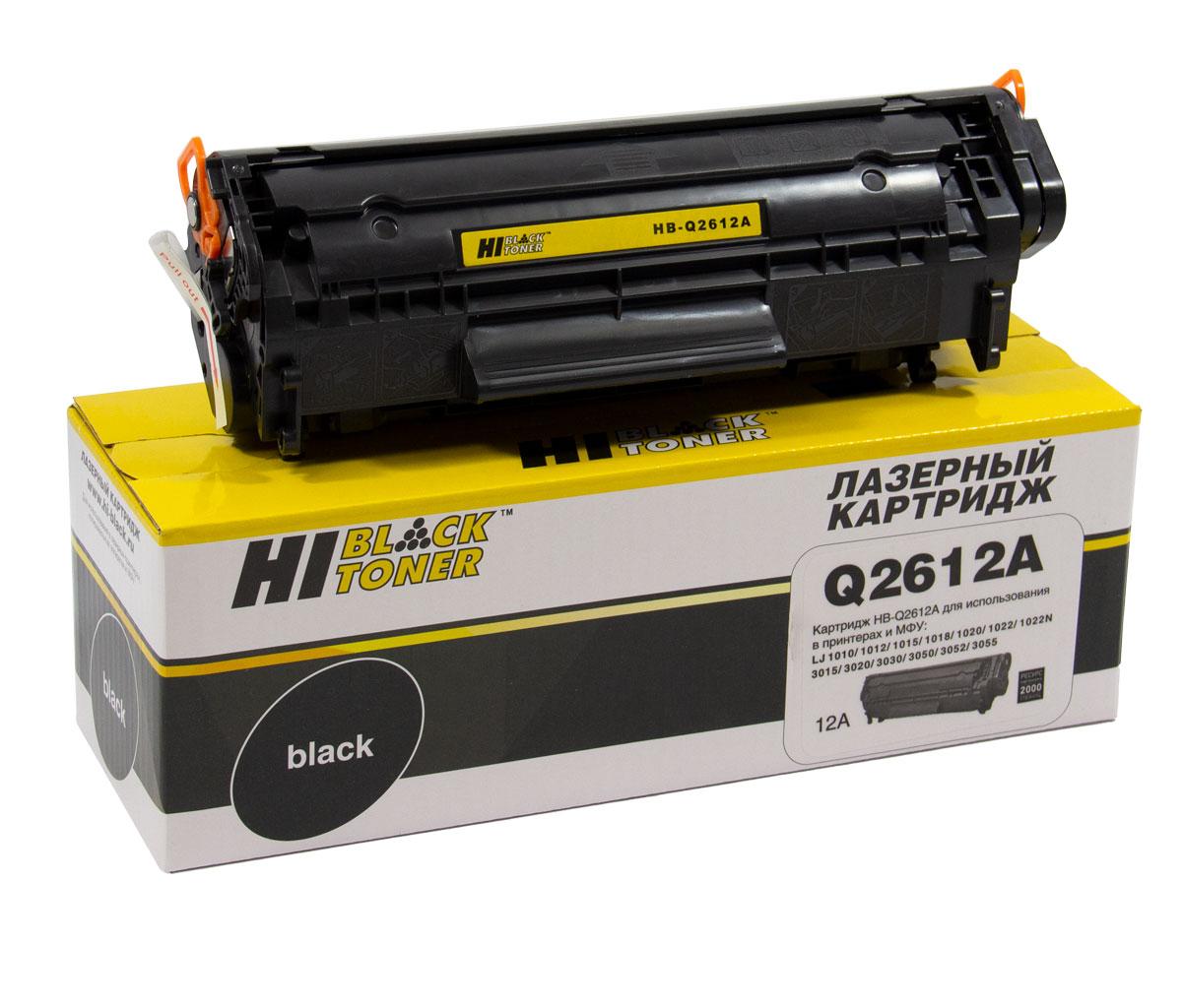 Картридж HP Q2612A для HP LJ 1010/1020/3050, 2K, Hi-Black