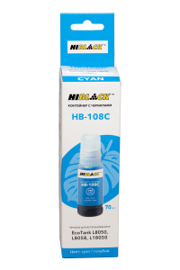Контейнер с чернилами Epson 108 для L8050/ L18050, Cyan, 70ml, Hi-Black