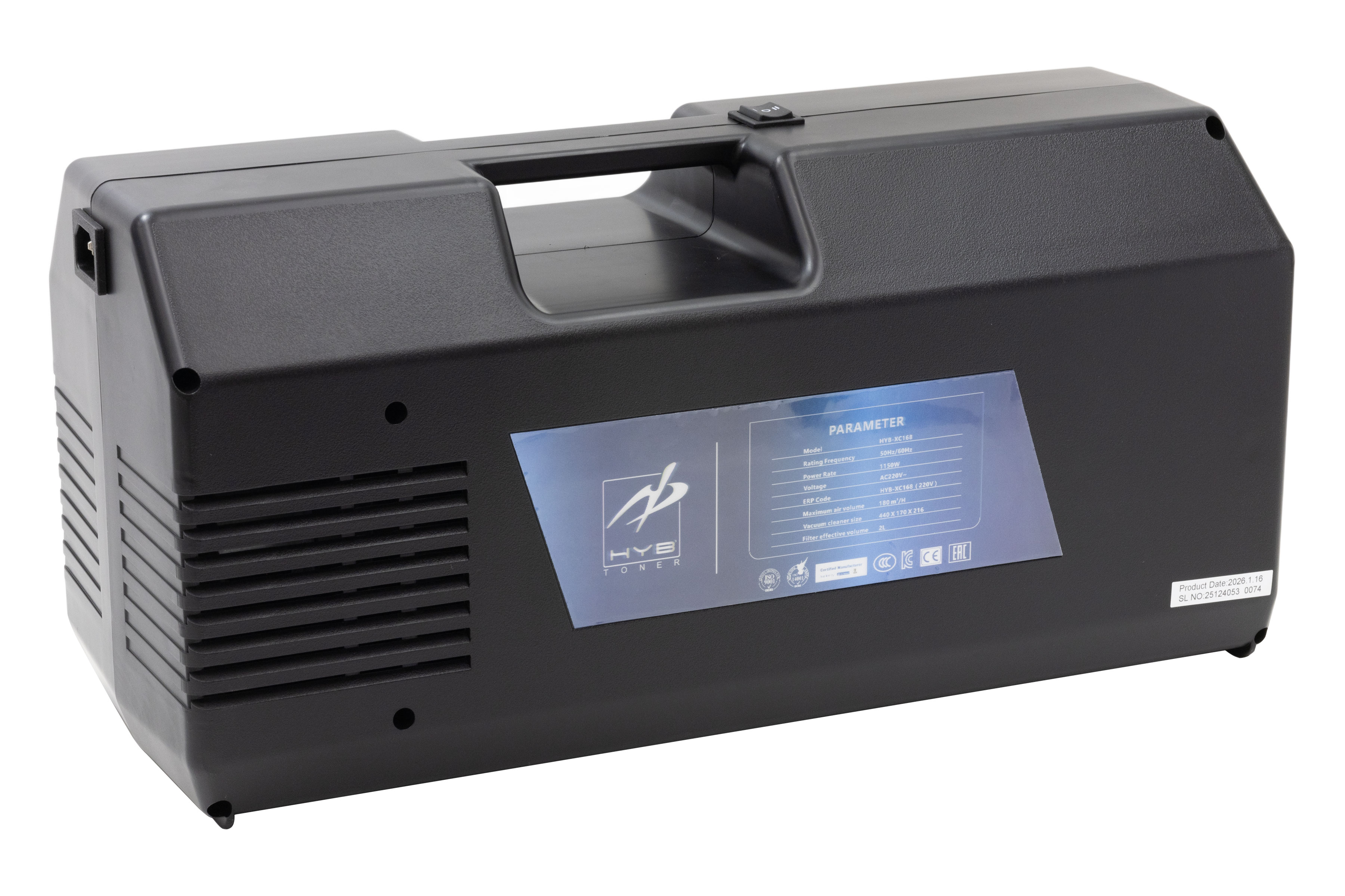 Пылесос для оргтехники HYB XC-168, 220v (1.1 кВт)