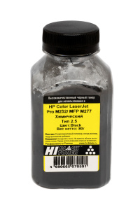 Тонер HP CLJ Pro M252/ MFP M277, Химический, Тип 2.5, Bk, 80 г, банка, Hi-Black