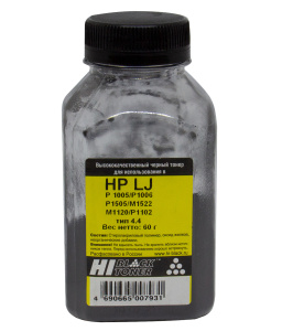 Тонер HP LJ P1005/P1505/ P1560/P1606/ P1566/P1102, тип 4.4, 60г, бут., Hi-Black