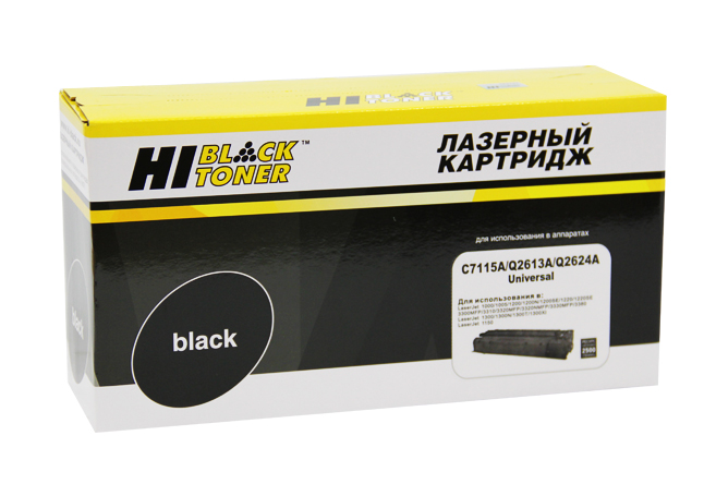 Картридж HP C7115A/ Q2624A/ Q2613A  для HP LJ 1200/1300/1150, Hi-Black
