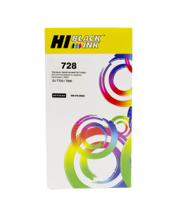 Картридж HP F9J68A для DJ T730/T830, 300ml, №728XXL, MatteBlack, Hi-Black