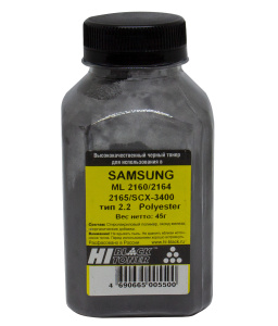 Тонер Samsung ML 2160/2165/2167/2950, SCX-3400, 45г, банка, Hi-Black тип 2.2