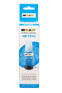 Контейнер с чернилами Epson 101 /  C13T03V24A для EcoTank L4150/4160, pigm, 70ml, Cyan, Hi-Black