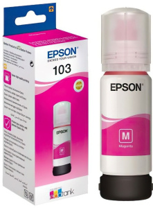 Контейнер с чернилами Epson L1110/L3100/ L3101/L3110/ L3150/L3151, пурпурный, ориг. №103 (65 мл)