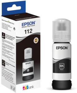 Контейнер с чернилами Epson L15150/L15160, черный, 127 мл, ориг., № 112