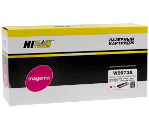 Картридж HP W2073A (с чипом) для CL 150a/150nw/ MFP178nw/ 179fnw, 117A, M, 0,7K, Hi-Black