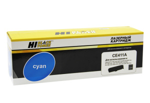 Картридж HP CE411A CLJ M351/M375/ M451/M475, голубой, 2,6K, с чипом, Hi-Black