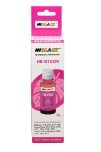 Контейнер с чернилами HP GT52 для Ink Tank 410/ Smart Tank 515, Magenta, 70ml, Hi-Black