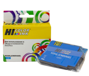 Картридж HP CN054AE/№933XL для HP Officejet 6100/6600/6700, Cyan, Hi-Black