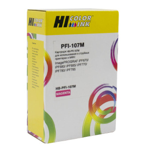 Картридж Canon PFI-107M для iPF680/685/780/785, Magenta, Hi-Black