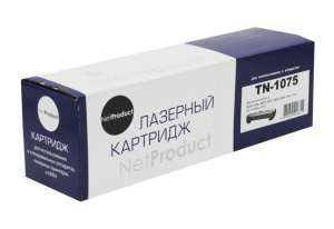 Тонер-картридж Brother TN-1075 для HL-1010R/ 1112R/ DCP-1510R/ 1512/ MFC-1810R/ 1815, 1K, NetProduct