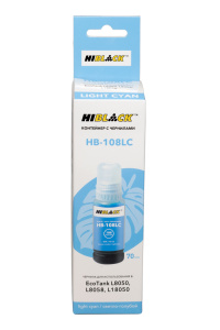 Контейнер с чернилами Epson 108 для L8050/ L18050, CyanLight, 70ml,  Hi-Black
