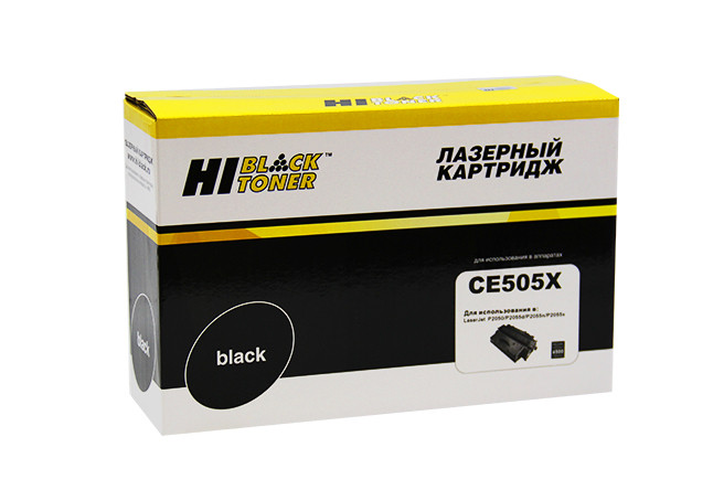 Картридж HP CE505X/ Canon 719H для HP LJ P2055/P2050, 6,5K, Hi-Black