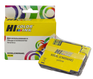 Картридж HP CN056AE/№933XL для HP Officejet 6100/6600/6700, Yellow, Hi-Black