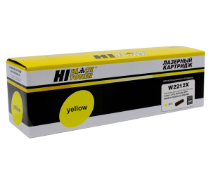 Картридж HP W2212X (с чипом) для CLJ Pro M255dw/MFP M282nw/M283fdn, Yellow, 2,45K, Hi-Black 