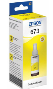 Контейнер с чернилами Epson L800/805/ 810/850/ 1800, 70 мл, Yellow, оригинал