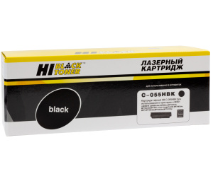 Картридж Canon 055HB (без чипа) для LBP-663Cdw/ 664Cx/ MF742Cdw/ 744Cdw/ 746Cx, Black, 7,6K Hi-Black