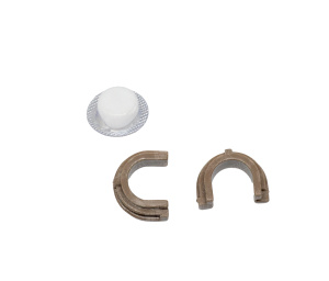 Втулка рез. вала HP LJ 1010/3015/20/30/50/52/55/M1005 (компл.2 шт. со смазкой) (BUSH-1010) Hi-Black