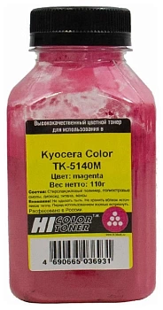 Тонер Kyocera Color TK-5240/TK-5270/TK-560/ TK-590/TK-895/TK-8315, Magenta, 70 г, банка, Hi-Black