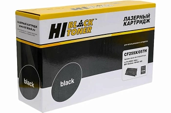 Картридж HP CF259X/ 057H (c чипом) для M304/ 404n/ M428dw/ MF443/ 445, 10K, Hi-Black
