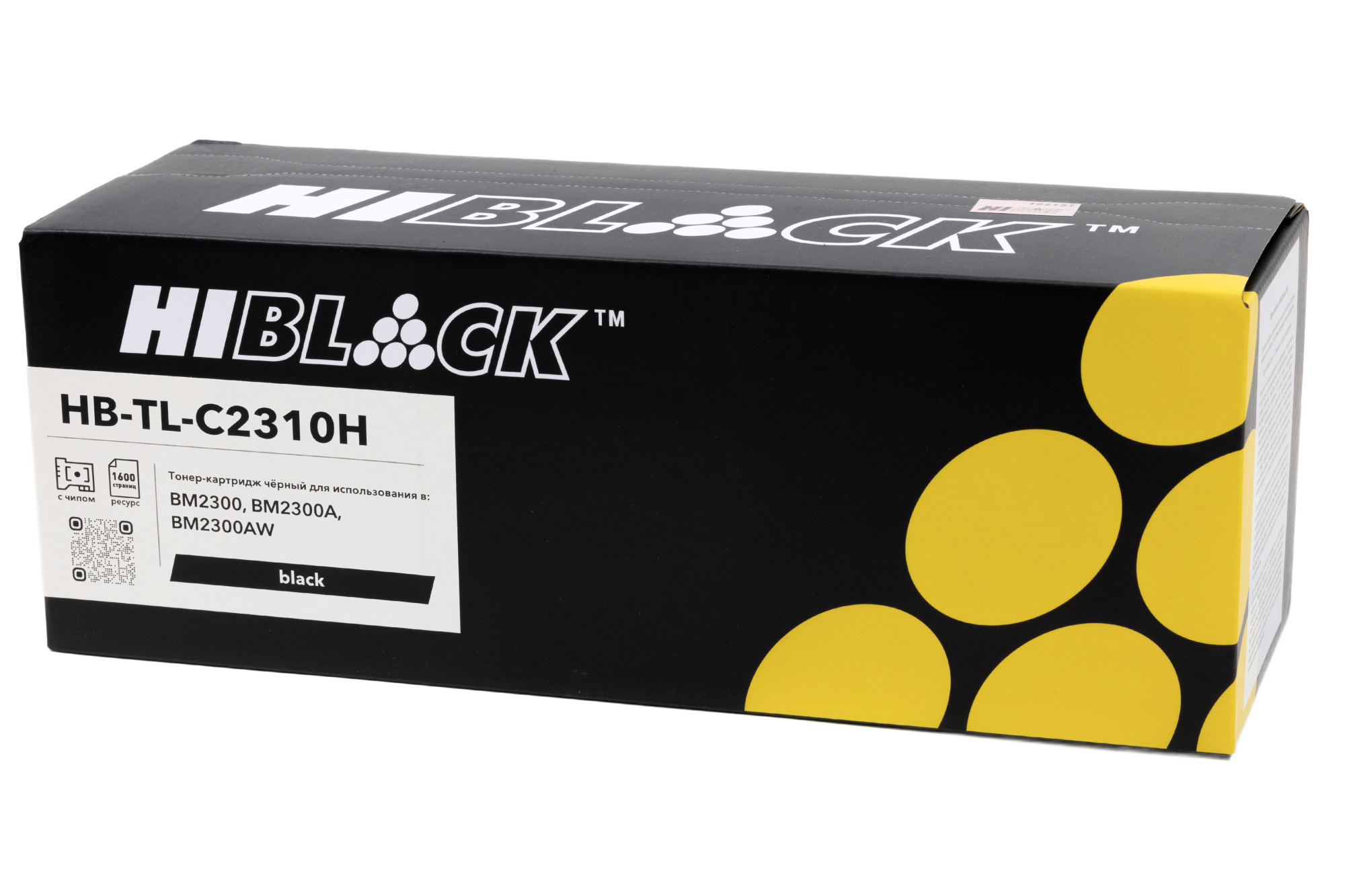 Тонер-картридж Pantum TL-C2310H для BM2300/ BM2300A/ BM2300AW, 1,6K, Hi-Black