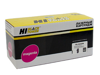 Тонер-картридж Kyocera TK-5240M для ES P5026cdn/ M5526cdn, 3K, пурпурный, Hi-Black