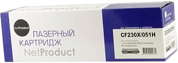 Тонер-картридж HP CF230X/051H HP LJ M203/ M227/Canon LBP162dw/ MF264dw, 4K, NetProduct