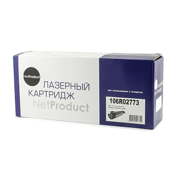 Картридж Xerox 106R02773/106R03048 для Phaser 3020/WC 3025, 1,5K, новая прошивка, NetProduct