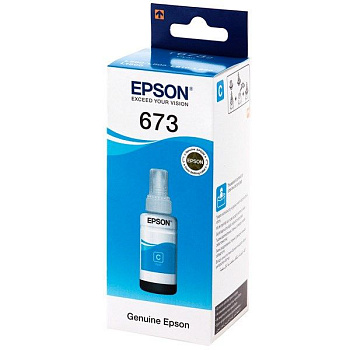 Контейнер с чернилами Epson L800/805/ 810/850/ 1800, 70 мл, Cyan, оригинал