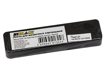 Лента для матр. картр. 12,7мм/12м, STD, Hi-Black кольцо