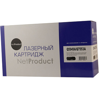 Картридж HP Q5949A/Q7553A/ Canon 715, 3K, с чипом, NetProduct